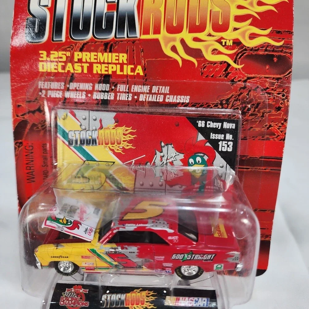 Racing Champions NASCAR Stock Rods 3.25 Diecast '66 Chevy Nova Labonte Issue 153